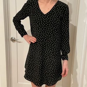 Madewell Black/White Stars Dress
